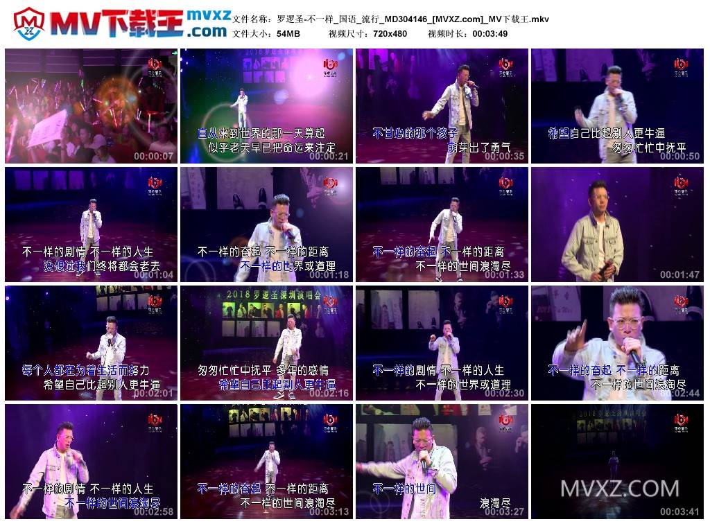 罗逻圣-不一样_国语_流行_MD304146